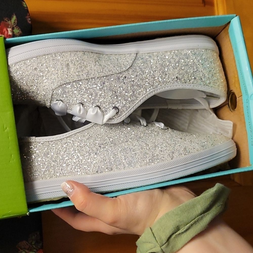 Wedding Ked Sneakers by Kate Spade